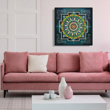 Lade das Bild in den Galerie-Viewer, Ethnische Blume - volle Diamant-Malerei - 40x40cm