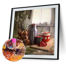 Lade das Bild in den Galerie-Viewer, Blumenfrucht - volle Diamant-Malerei - 30x30cm