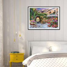 Lade das Bild in den Galerie-Viewer, Blumenstraße - volle Diamant-Malerei - 30x40cm