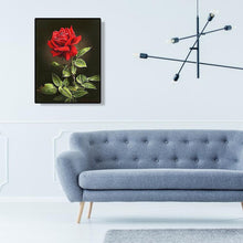 Lade das Bild in den Galerie-Viewer, Blume rosepicture - volle Diamant-Malerei - 30x40cm