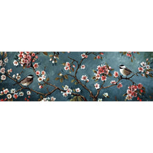 Lade das Bild in den Galerie-Viewer, Blumenvogel - volle Runde Diamant-Malerei - 80x30cm
