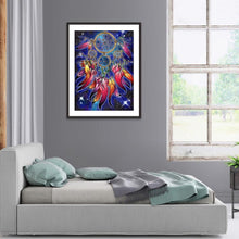 Lade das Bild in den Galerie-Viewer, Traumfänger - volle Runde Diamant-Malerei - 30x40cm