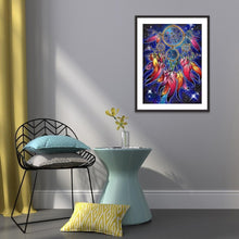 Lade das Bild in den Galerie-Viewer, Traumfänger - volle Runde Diamant-Malerei - 30x40cm