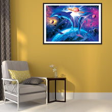 Lade das Bild in den Galerie-Viewer, Delphin Pferd - volle Runde Diamant-Malerei - 30x40cm