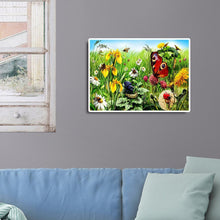 Lade das Bild in den Galerie-Viewer, Schmetterlinge pick enhoney - voller runder Diamant - 40x30cm