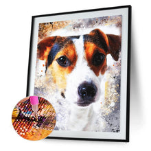 Lade das Bild in den Galerie-Viewer, Hund - voller runder Diamant - 30x40cm