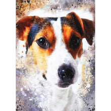 Lade das Bild in den Galerie-Viewer, Hund - voller runder Diamant - 30x40cm
