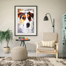 Lade das Bild in den Galerie-Viewer, Hund - voller runder Diamant - 30x40cm