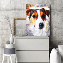 Lade das Bild in den Galerie-Viewer, Hund - voller runder Diamant - 30x40cm
