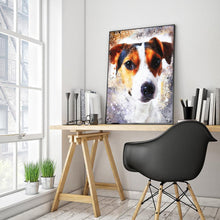 Lade das Bild in den Galerie-Viewer, Hund - voller runder Diamant - 30x40cm
