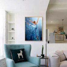 Lade das Bild in den Galerie-Viewer, Mädchen - voller runder Diamant - 30x40cm