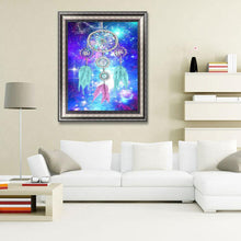 Lade das Bild in den Galerie-Viewer, Dreamcatcher - voller runder Diamant - 30x40cm