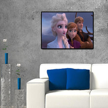 Lade das Bild in den Galerie-Viewer, Gefrorene Zeichentrickfiguren - voller runder Diamant - 40x30cm