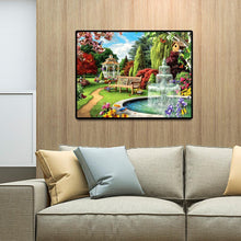 Lade das Bild in den Galerie-Viewer, Hof - voller runder Diamant - 40x30cm