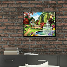 Lade das Bild in den Galerie-Viewer, Hof - voller runder Diamant - 40x30cm