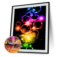 Lade das Bild in den Galerie-Viewer, Blasenkreis - voller runder Diamant - 30x40cm