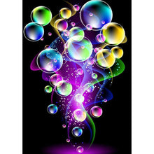 Lade das Bild in den Galerie-Viewer, Blasenkreis - voller runder Diamant - 30x40cm