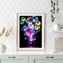 Lade das Bild in den Galerie-Viewer, Blasenkreis - voller runder Diamant - 30x40cm