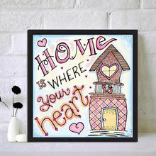 Lade das Bild in den Galerie-Viewer, Startseite - voller runder Diamant - 30x30cm