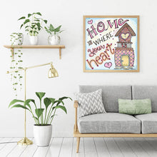 Lade das Bild in den Galerie-Viewer, Startseite - voller runder Diamant - 30x30cm