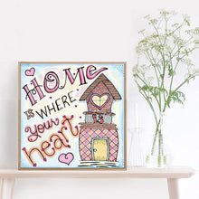 Lade das Bild in den Galerie-Viewer, Startseite - voller runder Diamant - 30x30cm