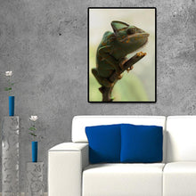 Lade das Bild in den Galerie-Viewer, Farbwechsel Tier - voller runder Diamant - 30x40cm