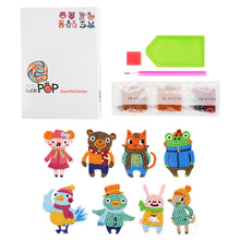 Lade das Bild in den Galerie-Viewer, 8pcs-Tier-Diy Handwerk Aufkleber