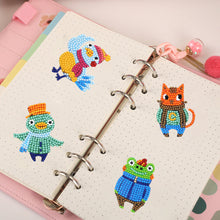 Lade das Bild in den Galerie-Viewer, 8pcs-Tier-Diy Handwerk Aufkleber