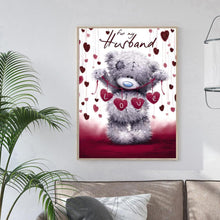 Lade das Bild in den Galerie-Viewer, Bär - voller runder Diamant - 30x40cm