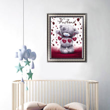 Lade das Bild in den Galerie-Viewer, Bär - voller runder Diamant - 30x40cm