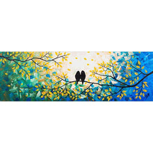 Lade das Bild in den Galerie-Viewer, Vögel - volle Runde Diamant-Malerei - 80x30cm