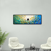 Lade das Bild in den Galerie-Viewer, Vögel - volle Runde Diamant-Malerei - 80x30cm