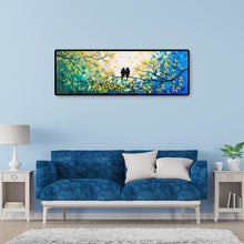 Lade das Bild in den Galerie-Viewer, Vögel - volle Runde Diamant-Malerei - 80x30cm