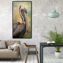 Lade das Bild in den Galerie-Viewer, Vogel - volle Runde Diamant-Malerei - 85x45cm
