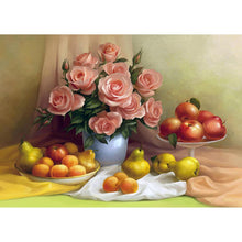 Lade das Bild in den Galerie-Viewer, Obst - voller runder Diamant - 30x40cm