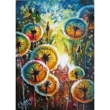 Lade das Bild in den Galerie-Viewer, Löwenzahn - voller runder Diamant - 30x40cm