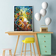 Lade das Bild in den Galerie-Viewer, Löwenzahn - voller runder Diamant - 30x40cm