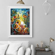 Lade das Bild in den Galerie-Viewer, Löwenzahn - voller runder Diamant - 30x40cm