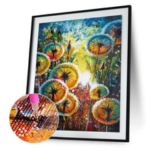 Lade das Bild in den Galerie-Viewer, Löwenzahn - voller runder Diamant - 30x40cm