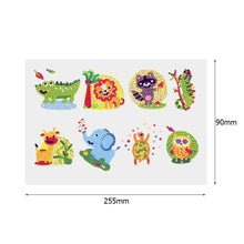 Lade das Bild in den Galerie-Viewer, 8pcs-Tier-Diy Handwerk Aufkleber