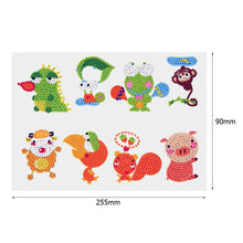 Lade das Bild in den Galerie-Viewer, 8pcs-Tier-Diy Handwerk Aufkleber