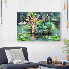 Lade das Bild in den Galerie-Viewer, Fee - voller runder Diamant - 30x40cm