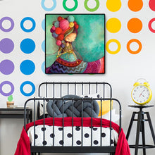 Lade das Bild in den Galerie-Viewer, Cartoon Mädchen - voller runder Diamant - 50x50cm