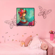 Lade das Bild in den Galerie-Viewer, Cartoon Mädchen - voller runder Diamant - 50x50cm