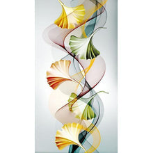 Lade das Bild in den Galerie-Viewer, Blatt - volle Runde Diamant-Malerei - 85x45cm