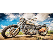 Lade das Bild in den Galerie-Viewer, Motorrad - voller runder Diamant - 85x45cm