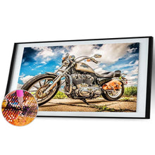 Lade das Bild in den Galerie-Viewer, Motorrad - voller runder Diamant - 85x45cm