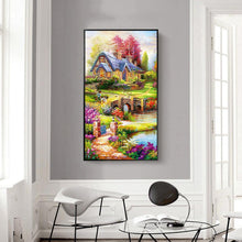 Lade das Bild in den Galerie-Viewer, Land - voller runder Diamant - 45x85cm