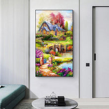 Lade das Bild in den Galerie-Viewer, Land - voller runder Diamant - 45x85cm