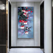 Lade das Bild in den Galerie-Viewer, Flowersative - voller runder Diamant - 45x85cm
